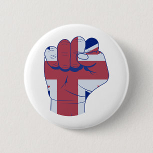 British Raised Fist Button