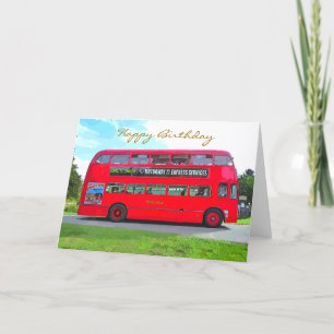 BRITISH RED BUS KARTE