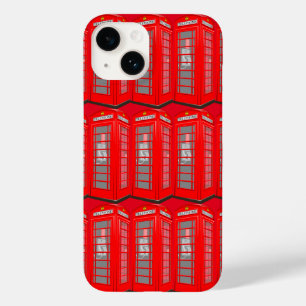 British Red Theme London Phone Booth Case-Mate iPhone 14 Hülle