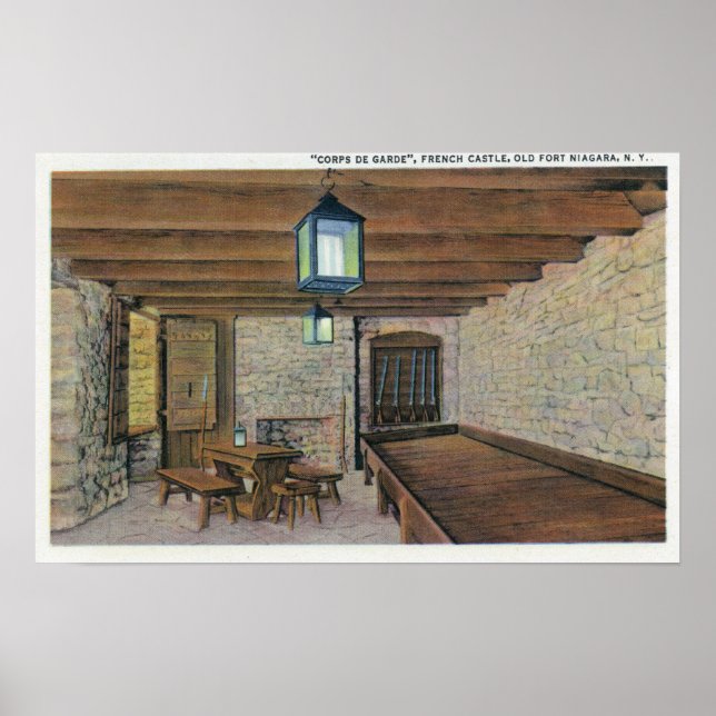 British Redoubt, French Barracks, Powder Magazin Poster (Vorne)