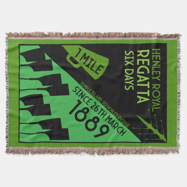 British River Thames Regatta Picnic Decke (Vorderseite)