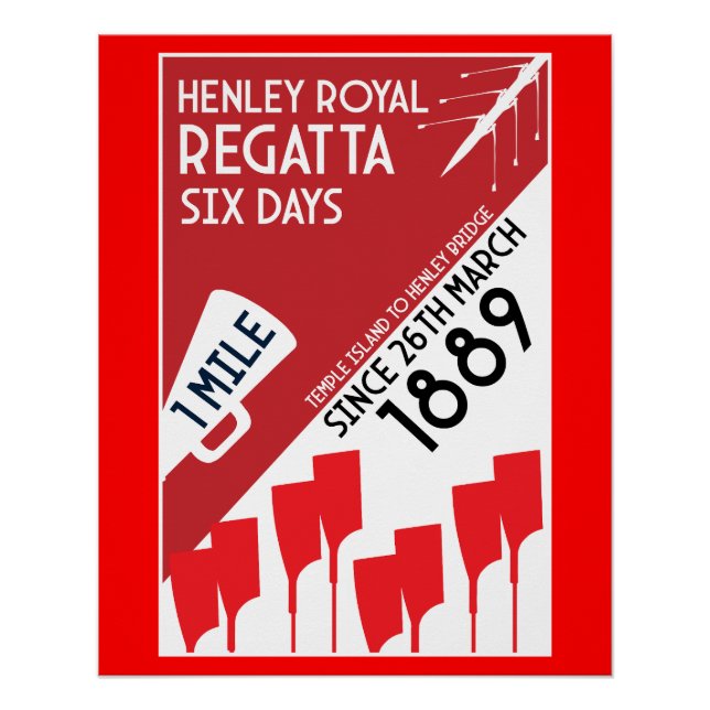 British River Thames Regatta Poster (Vorderseite)