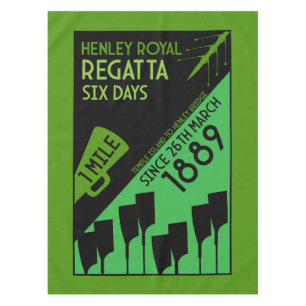 British River Thames Regatta Tischdecke