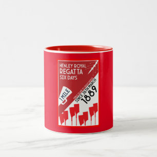 British River Thames Regatta Zweifarbige Tasse