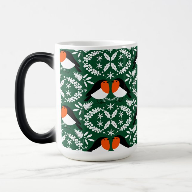 British Robin RedBrust Verwandlungstasse (Links)