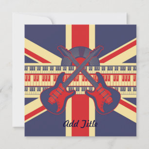 British Rock - Einladung zur Card