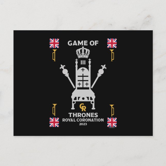 British Royal Coronation King Charles III Postkarte (Vorderseite)