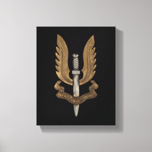 British SAS Leinwanddruck