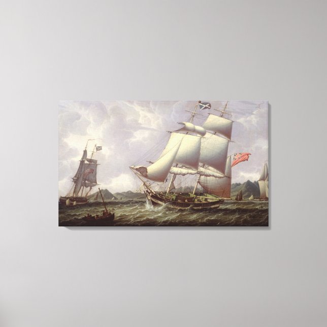 British Schooners Leinwanddruck (Vorderseite)