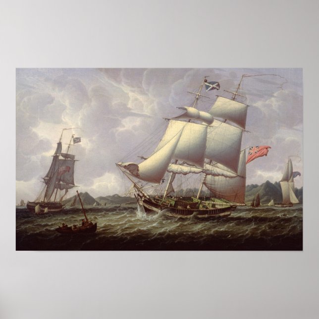 British Schooners Poster (Vorne)