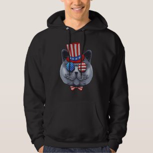 British Shorthair 4. Juli American Usa Uncle S Hoodie