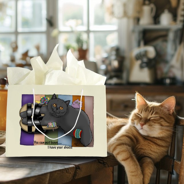 British Shorthair Cat Sandals Funny Niedlich Große Geschenktüte (Von Creator hochgeladen)