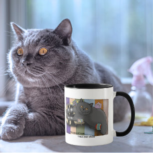 British Shorthair Cat Sandals Funny Niedlich Tasse