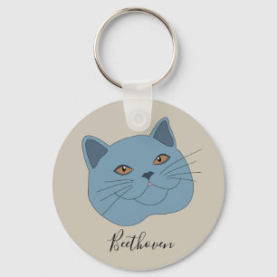 British Shorthair Cat Schlüsselanhänger