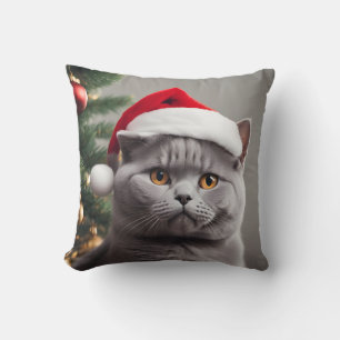 British Shorthair Christmas Kissen