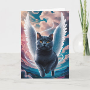 British Shorthair Engel Mitgefühl Karte