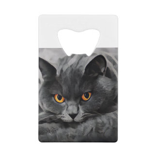 British Shorthair Kitty Geldbeutel Flaschenöffner