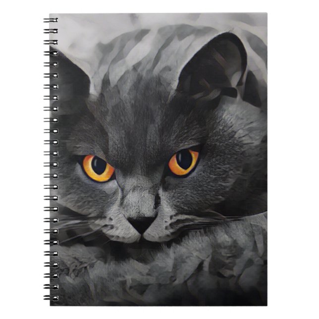 British Shorthair Kitty Notizblock (Vorderseite)