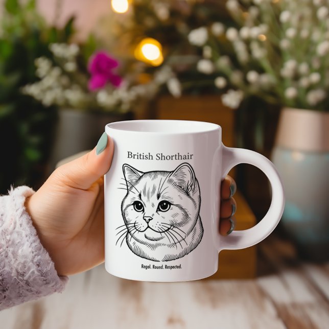 British Shorthair Zweifarbige Tasse (Von Creator hochgeladen)