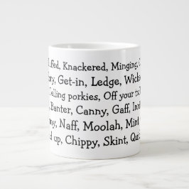 British Slang Jumbo-Tasse