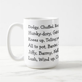 British Slang Kaffeetasse