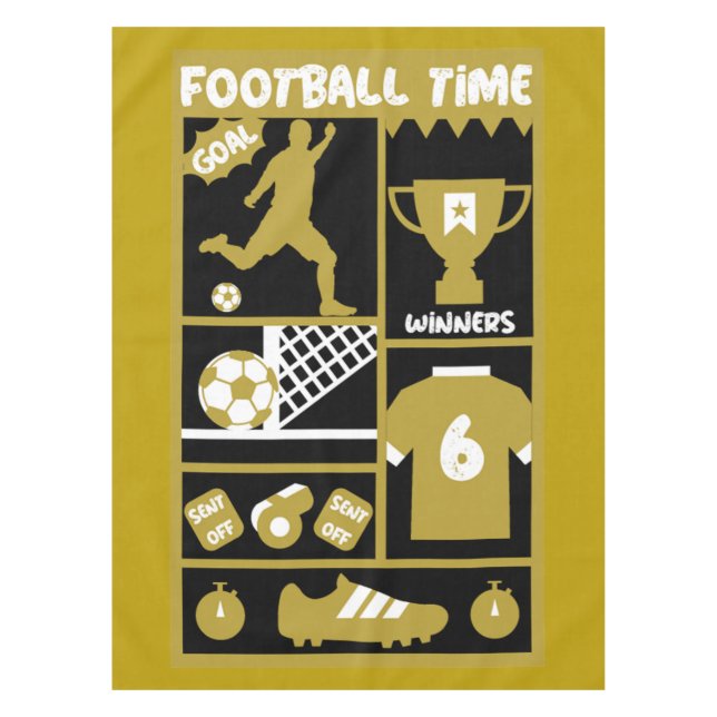 British Soccer Football Tableclout Tischdecke (Vorderseite)