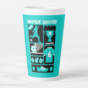 British Soccer Milchtasse