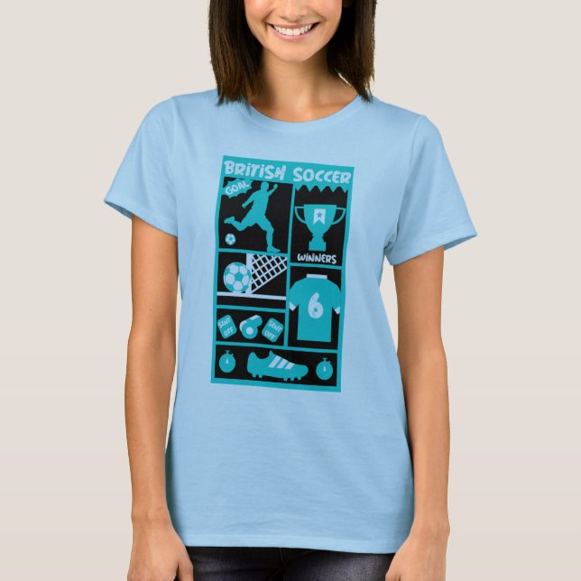 British Soccer T - Shirt (Vorderseite)