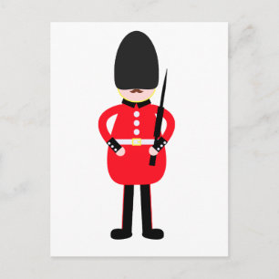 British Soldier Postkarte