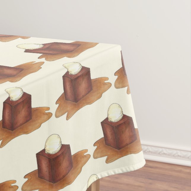 British Sticky Toffee Pudding Dessert Süßigkeiten  Tischdecke (Beispiel)