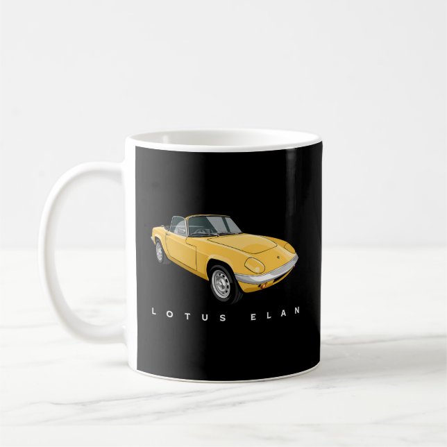 British Super Cars Lotus Elan Kaffeetasse (Links)