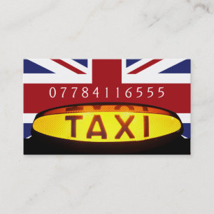British Taxi Firm Visitenkarte