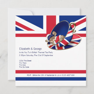 British Tea Party Einladung