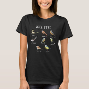 British Tit Birds Bird Watching Spaß T-Shirt