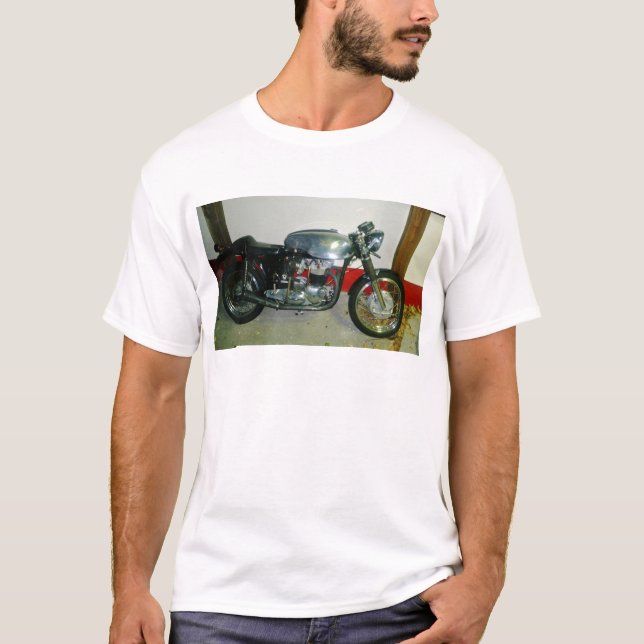 British Triton Motorrad. T-Shirt (Vorderseite)