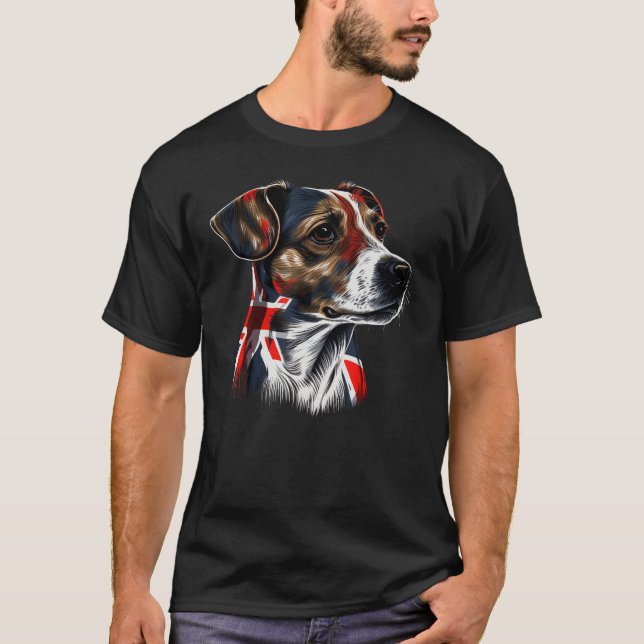 British UK Great Britain Jack Russell Terrier T-Shirt (Vorderseite)