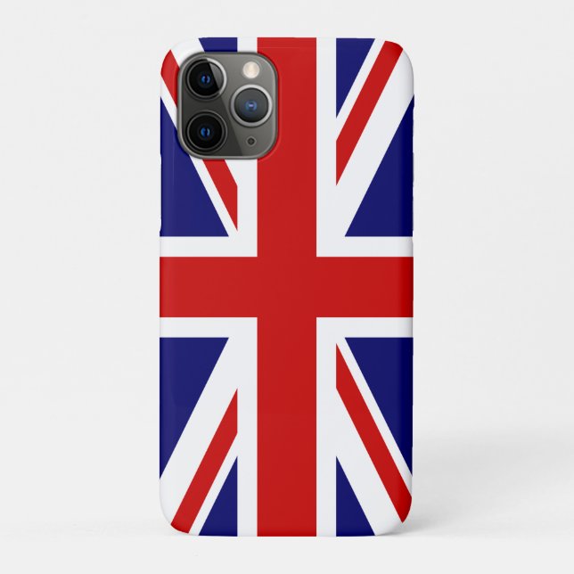 British UK Union Jack Flag iPhone 11 Pro Fall Case-Mate iPhone Hülle (Rückseite)