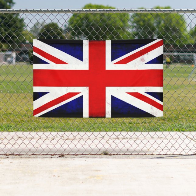 British Union Jack Flag Banner (Insitu)