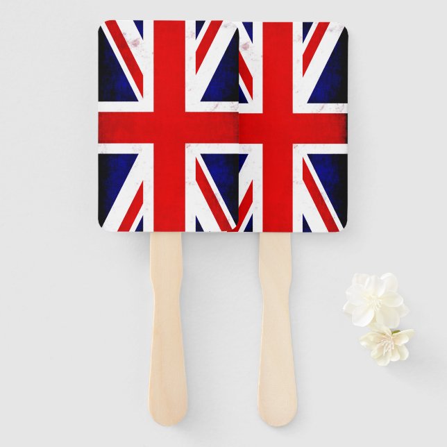 British Union Jack Flag Fächer (Vorne und Hinten)