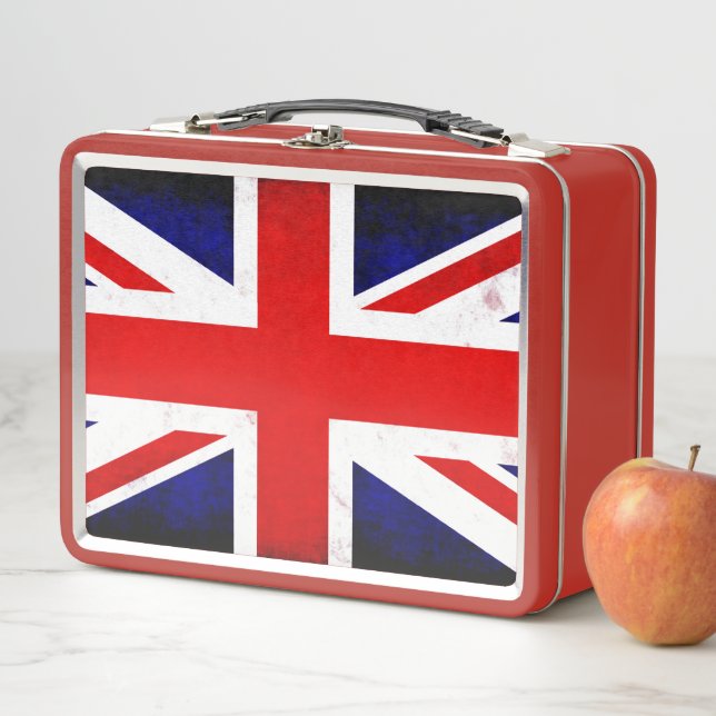 British Union Jack Flag Metall Brotdose (Beispiel)