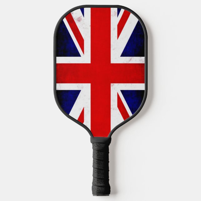 British Union Jack Flag Pickleball Schläger (Vorderseite)