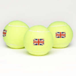 British Union Jack Flag Tennisbälle