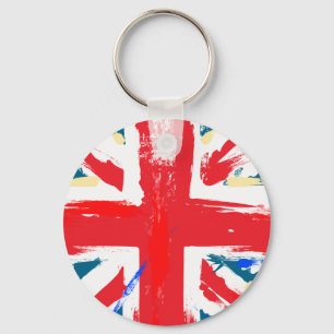 British Union Jack Flag Vintag Worin Schlüsselanhänger