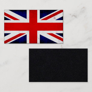 British Union Jack Flag Visitenkarte