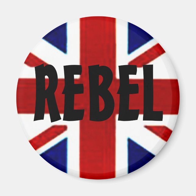British/Union Jack REBEL Magnet (Vorne)