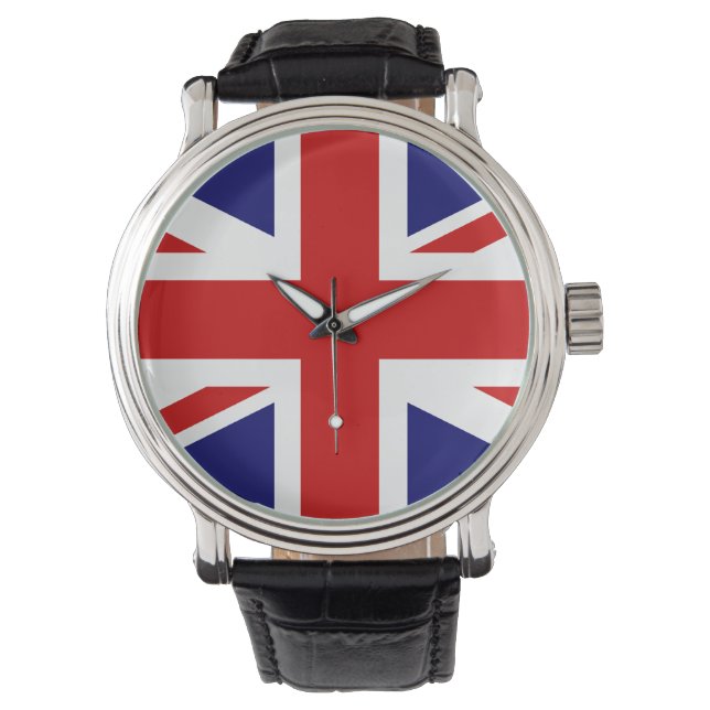 British Union Jack Watch Armbanduhr (Vorderseite)