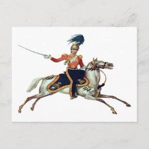British Viktorianisch Cavalry Postkarte