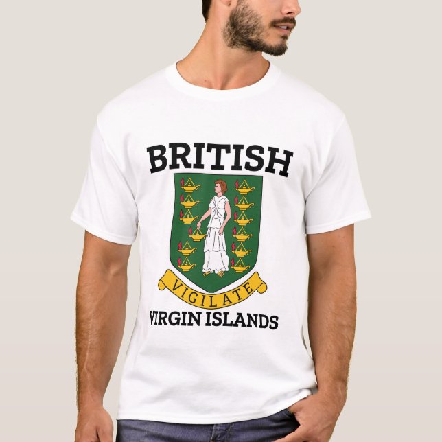 British Virgin Islands coat of arms T-Shirt (Vorderseite)