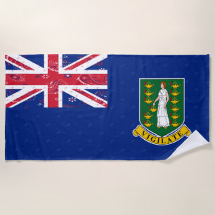 British- Virgin Islandsflaggen-Badetuch Strandtuch