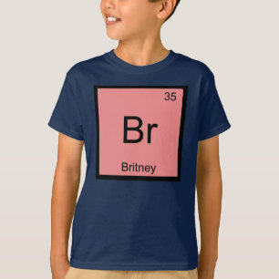 Britney Name Chemie Element Periodensystem T-Shirt